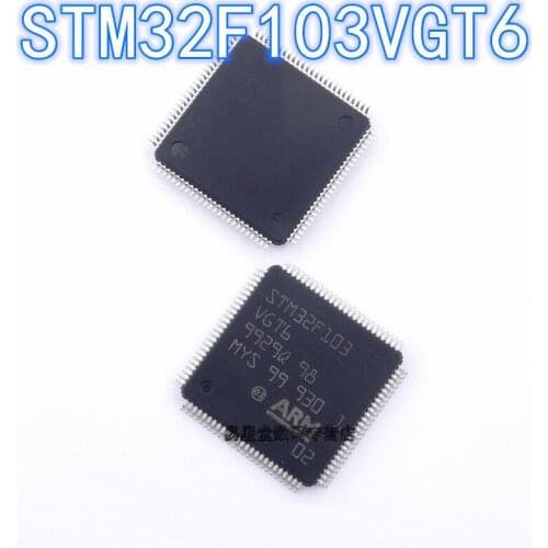 1PCS 100% new original authentic STM32F103VGT6 QFP-100 32F103VGT6 QFP100 32-bit microcontroller chip