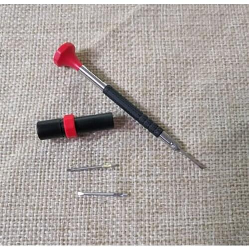 Bergeon 6899 Swiss Made Micro Flat Head Screwdriver in millimeter slot type screwdriver TO repair the watch have two tools bit