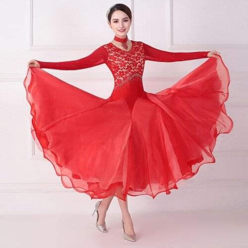 2021 New ballroom dance competition dress dance ballroom waltz dresses standard dance dress women ballroom dress