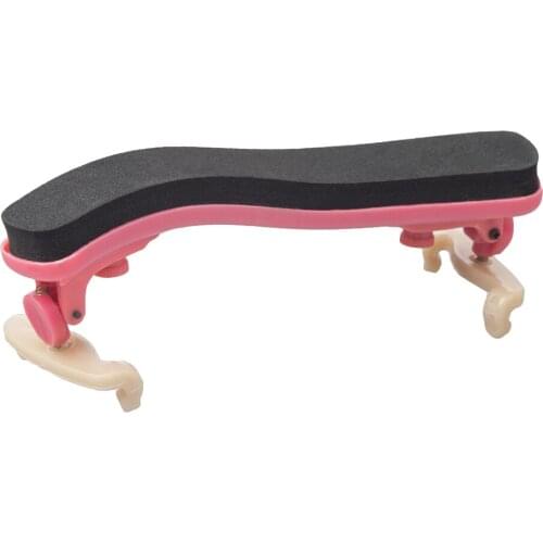 Violin Shoulder Rest Adjustable Pad Support For Violins 1/4 1/2 Accessories Pink