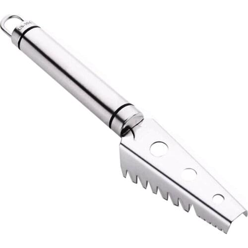 Fish Scale Remover, Fish Scales Scraper with 304 Stainless Steel Sawtooth for Fast Scales Peeling