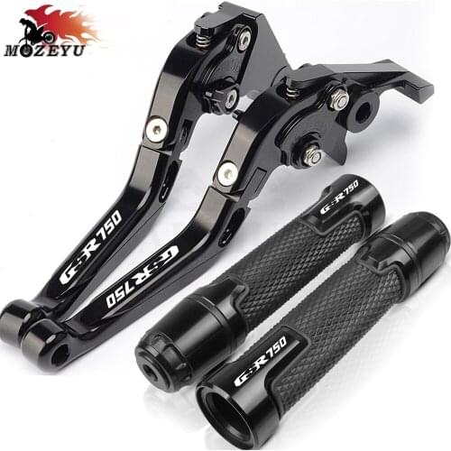 Motorcycle Accessories Brake Clutch Levers For SUZUKI GSR 750 GSR750 2011 2012 2013 2014 2015 2016 Handlebar Hand Grips ends