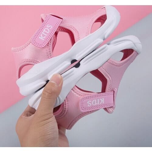 Girls Sandals Baby Shoes Fashion Korean Summer Female Boys Sport Sandals Children Casual Sandals Lightweight Slip Resistant