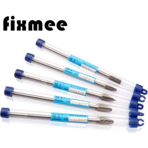 Carbide Burr 8mm Dia 1/4'' Shank Long Reach Rotary Flie 150mm Double Cut High Efficiency Power Tools