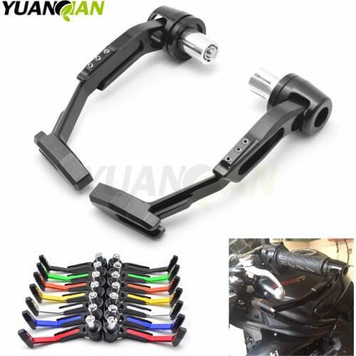 Universal 7/8" 22mm Motorcycle Proguard System Brake Clutch Levers Protect Guard For Kawasaki z750 z800 z1000 er6n Ninja300 250
