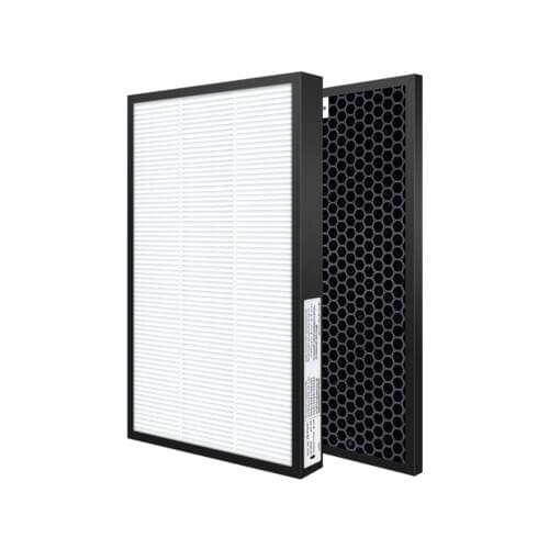 1 set (2pcs) air purifier HEPA activated carbon for Panasonic F-VXF35M air purifier replacement parts