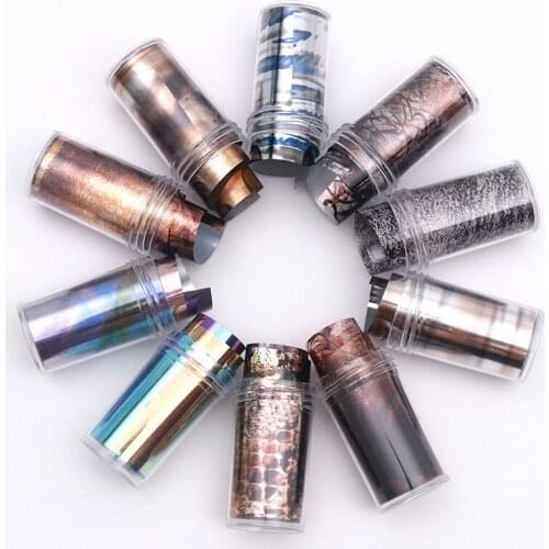 1 Roll Nail Sticker Slider Set Colorful Peacock Leopard Print Water Decal Wraps Nail Art Decor Beauty Foil Manicure