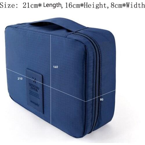 2021 Cosmetic Bags Travel Storage Bag Hook Wash Case Hanging Foldable Portable Makeup Toiletry Handbags