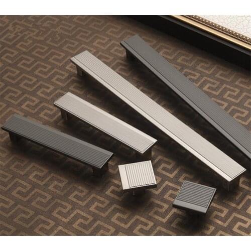 5'' 11.3" Brushed Nickel Cabinet Handle Door Pull Dresser Knobs Drawer Pulls Handles Gun Black Kitchen Cupboard Handle 128 288mm