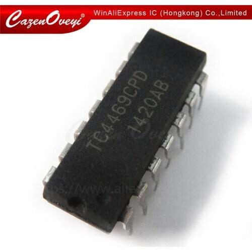 5pcs/lot TC4469CPD TC4469 DIP-14 In Stock