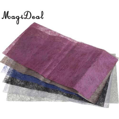 6pcs Fly Tying Material Flies Wing Material Fishing Flies Tying Making DIY Thin Mesh Film and Waterproof