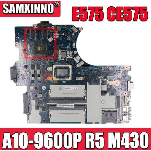 Akemy FRU 01HW713 CE575 NM-A871 For lenovo ThinkPad E575 15.6 inch laptop motherboard AMD A10-9600P DDR4 Radeon R5 M430