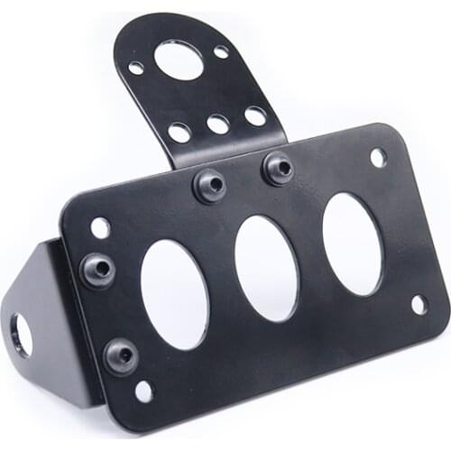 Motorcycle Side Mount License Bracket Holder License Plate For Harley Bobber Chopper