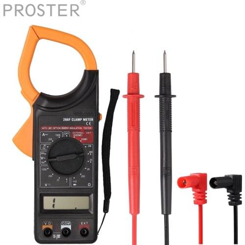 Proster Digital Clamp Meter Multimeter Current Clamp Pincers AC/DC Voltage Resistance Tester Measuring Tools Diagnostic-Tool