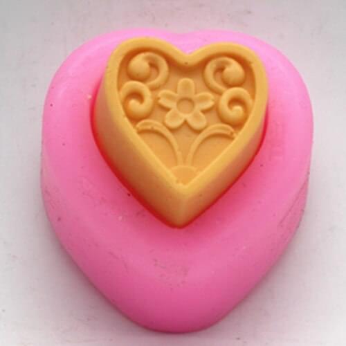 C503 soap mold/handmade soap mold/silicone mold/soap mold/die love flowers die of silicone soap