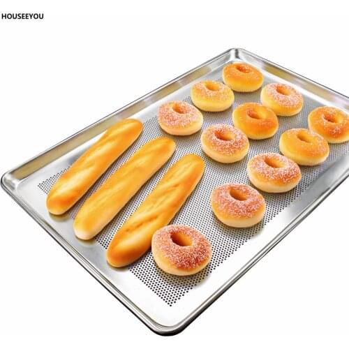 381*533*25mm Kitchen Cake Tools Baking Tray Aluminum Bun Pan Cake Mold Bread Baking Mold 1pcs Cookie Sheet Pizza Pan