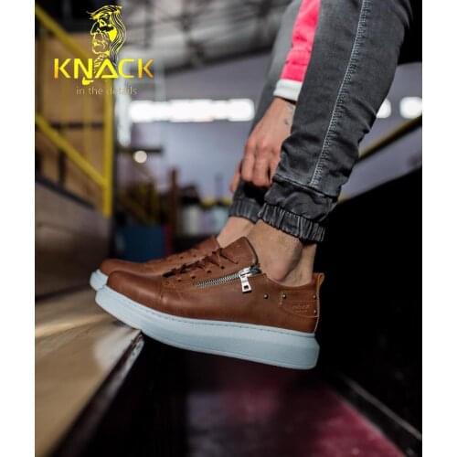 Knack Chunky High Bottom Men Sneakers Leather Men 'S Shoes Breathable Daily Casual Fashionable Men 'S Sports Shoes Big size