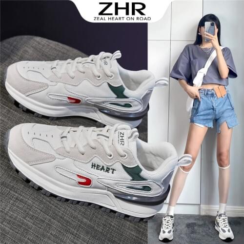 2021 Spring Casual Sneakers Running Walking Shoes Platform Vulcanized Breathable leather Tennis Shoes Flats Comfortable
