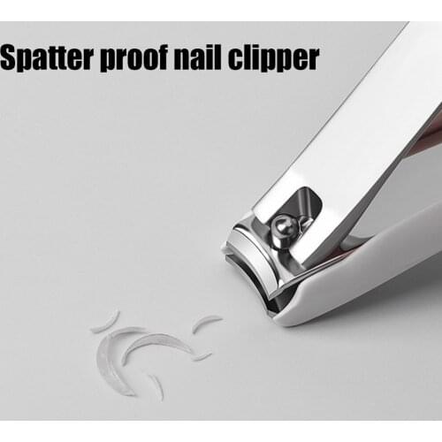 No Splash Sharp Nail Clippers Nail Cutter Carbon Steel Sturdy Nail Trimmer for Men Women TN88