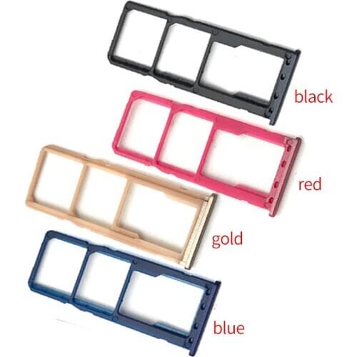 100pcs/50pcs For Samsung Galaxy M10 M105 M105F M20 M205 M205F Sim Card Tray SD Reader Holder Dual SIM Card Tray Slot Holder
