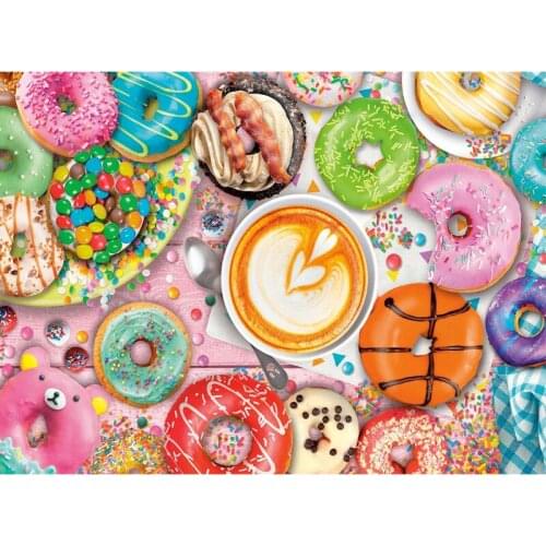SenyuArt Diamond Painting 5d Full Round Square Drill Embroidery Cross Stitch Kits Accessories Colourful Dessert Paint By Numbers