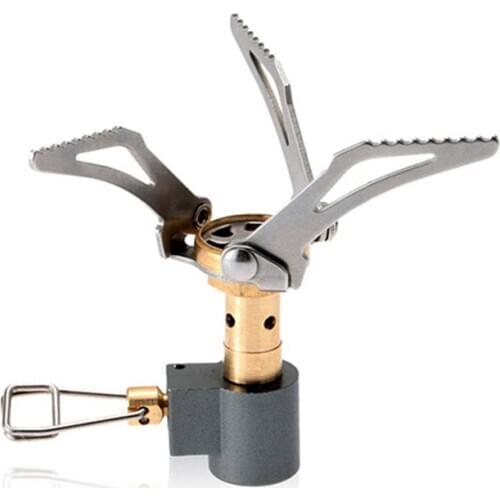 New Cheap Portable Outdoor Camping Stove Head Ultra Light Foldable Cloth Bag Mini Stove Head For Picnic Outdoors Family Cooking