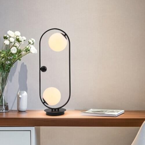 Nordic luxury simple living room lamp warm cafe bar creative personality decoration bedside bedroom table lamp