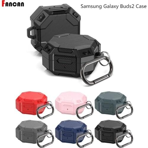 New for Samsung Galaxy Buds2 Case Full-Body Rugged Buds Pro Armor Buds2 Protector Cover with Keychain for Galaxy buds2 Cases