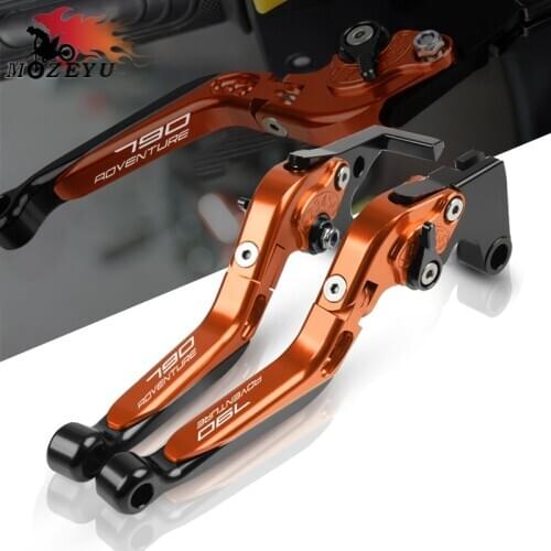 New For 790 Adventure 2019-2020 790 ADV R/S CNC Aluminum Motorcycle Adjustable Folding Extendable Brake Clutch Lever