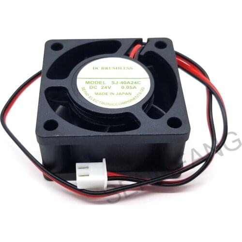 Brand new for SJ-40A24C DC 24V 0.05A 3020 3CM 40*40*25mm 2-wire Cooling Fan