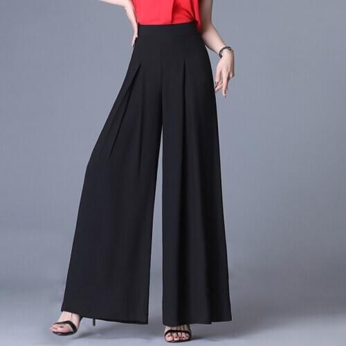 Latin Dance Dress Womens Ballroom Trousers Modern Pants Black Dance Clothes Waltz Tango Performance Wide Leg Pant Latino 540