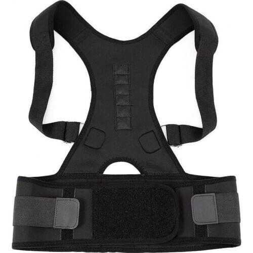 Men Women Braces & Supports Belt Shoulder Posture Corrector Brace Shoulder Back Support Belt Magnetic Therapy Y002