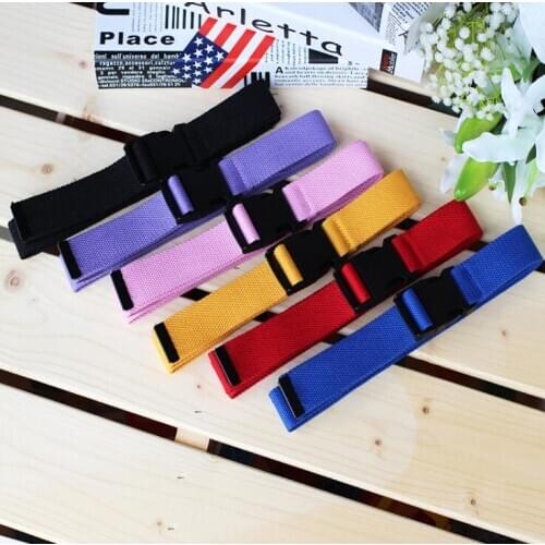 2psc Nylon canvas womens belt with plastic buckle for tactical belt Casual Waistband elastic Waistband Streetwear Waist Belt