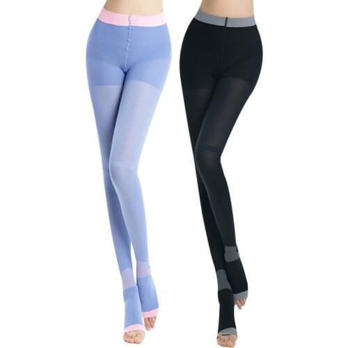 680D Pressure Sleep Pants Pantyhose Shaping Elastic Solid Socks Women Beautiful Leg Tights Night Ladies Stovepipe Stockings