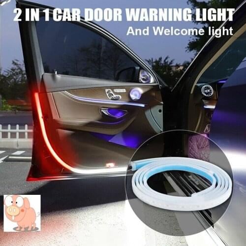 Door streamer warning light anti-collision LED door side light water flash door warning light