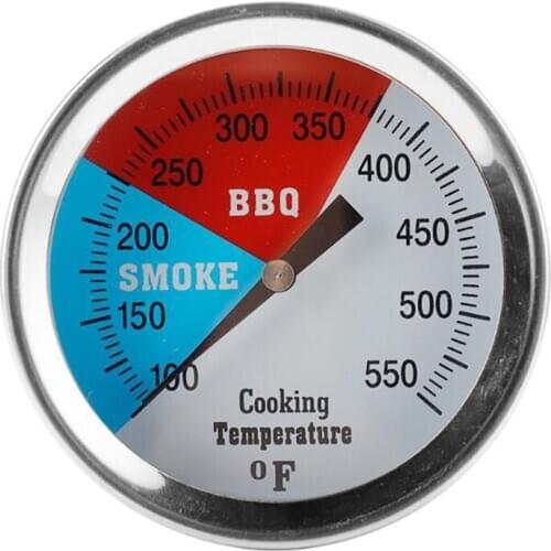 100-550℉ Stainless Steel Grill Oven Thermometer BBQ Meat Thermometer Household Barbecue Cooking Thermometers Kitchen Tools