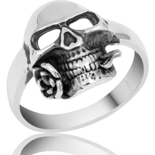 Tevuli 925 Sterling Silver Dry Head Men Ring