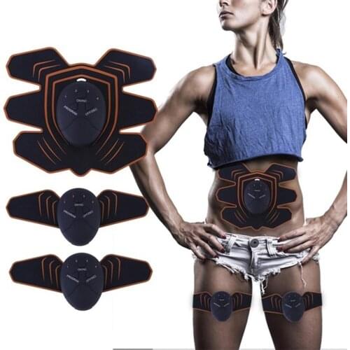 Exercise Workout Home Fitness Equipment Electric Simulators Massage Press Trainer Abdominal Muscle Exerciser Belly Leg Arm