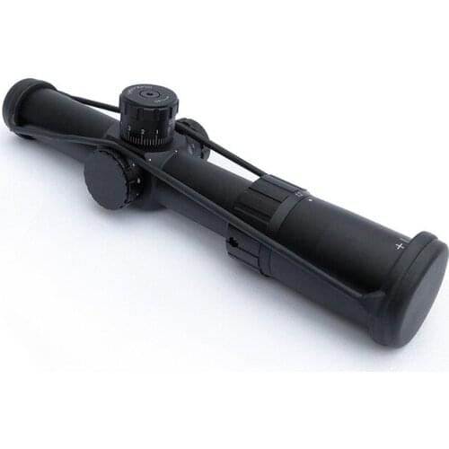 Triple sealed rifle scope 1.2-6x24 smooth turret down locking optical sights