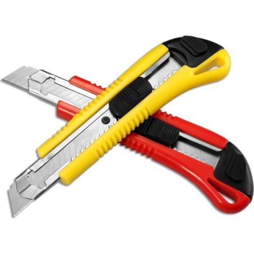 High Quality Paper Cutter Large Size Utility Knife Auto-lock Paper Cutter With spare blade School and Office Stationery Tools