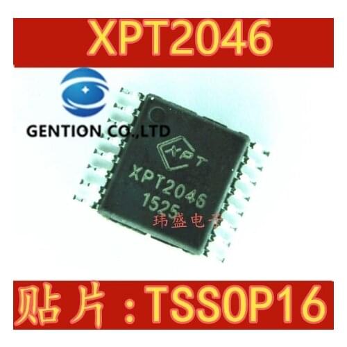 10PCS XPT2046 2046 feet TSSOP16 touch screen control chip in stock 100% new and original