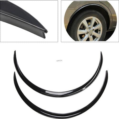 2pcs Black Car Fender Flare Wheel Lip Rubber Protector Body Kit Trim 70cm wholesale