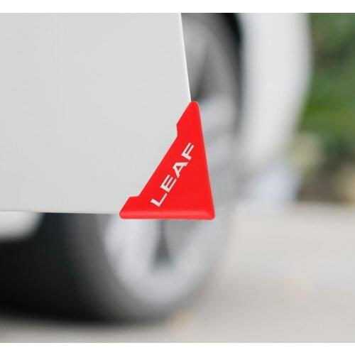 2PCS Silicone Car Door Corner Cover Bumper Crash Scratch Protector Anti-Scratch Car-Styling for Nissan Leaf