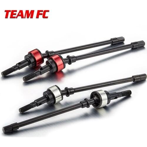 2PCS Hard Steel Front Axle CVD Drive Shaft for 1/10 Axial SCX10 Upgrade Option Parts Hop-Up 1 pair S87