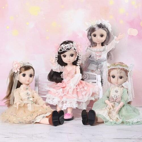 30cm Doll Clothes Winter Skirt 1/6 Bjd Doll Accessories Toy Girl Princess DIY Fashion Dress Up Doll Dress Gift Only Clothes