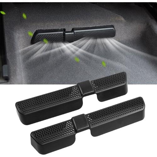 2Pcs Car Air Conditioner Cover For Volkswagen Touran 16-17 New L Under Rear Seat Seat Air Vent Duct Outlet Shell