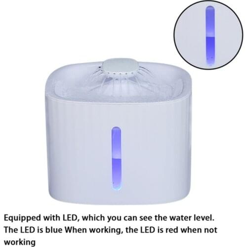 3L Electric Automatic Silent Pump Pet Water Fountain LED Cat Dog Water Dispenser Feeder Bowl Auto Feeder Cat Supplies