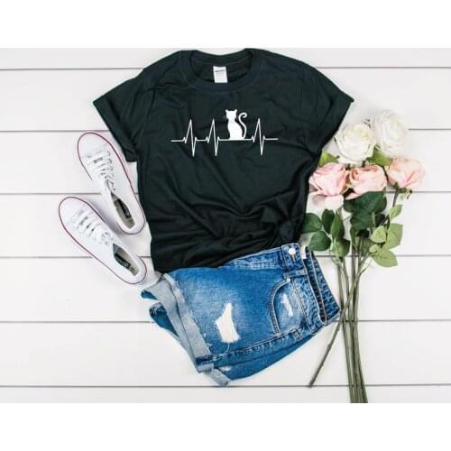 Cat mom Mama Mother Cute Funny T-Shirts o-neck short sleeve Top Tees 100% cotton Plus size Tshirt For Women Lady Drop Shipping