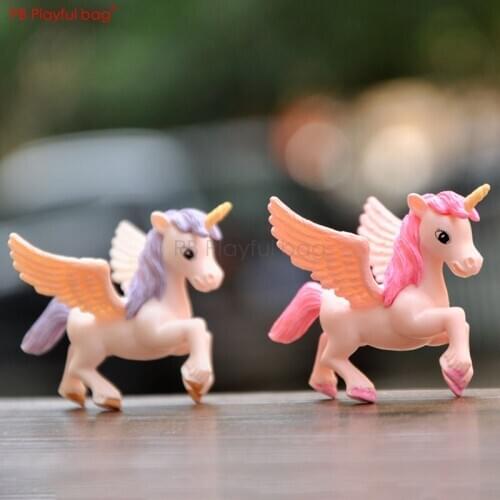 Playful bag Pegasus cute Unicorn figure Couple unicorn lovers Creative pvc collectible action figure Best gifts HF90