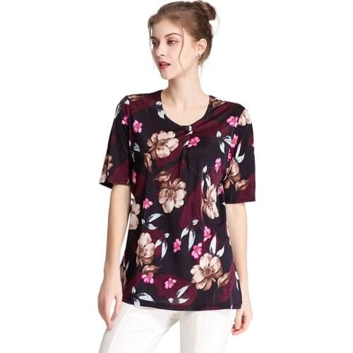 ISINBOBO Short Sleeve Shirts For Women